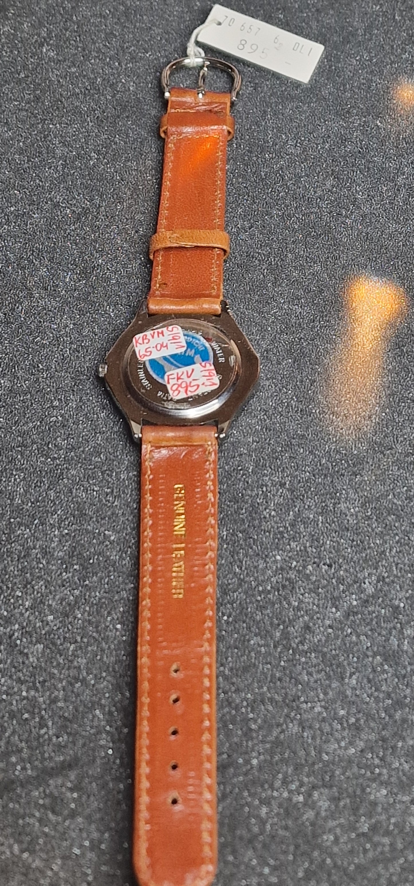 🕶️ Unworn Vintage Quartz Watch "ALSI Sub Marine" – Swiss Made, 36mm, Old Stock