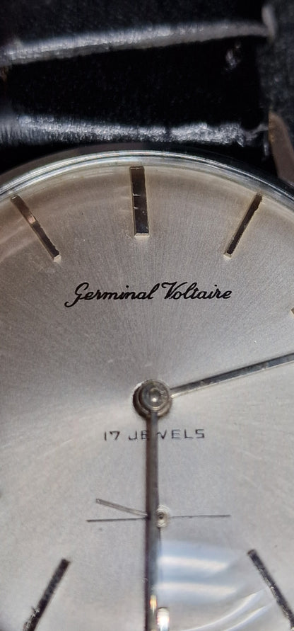 ⌚ Vintage Hand-Wound Watch "Germinal Voltaire" – Swiss Made, 34mm, Excellent Condition