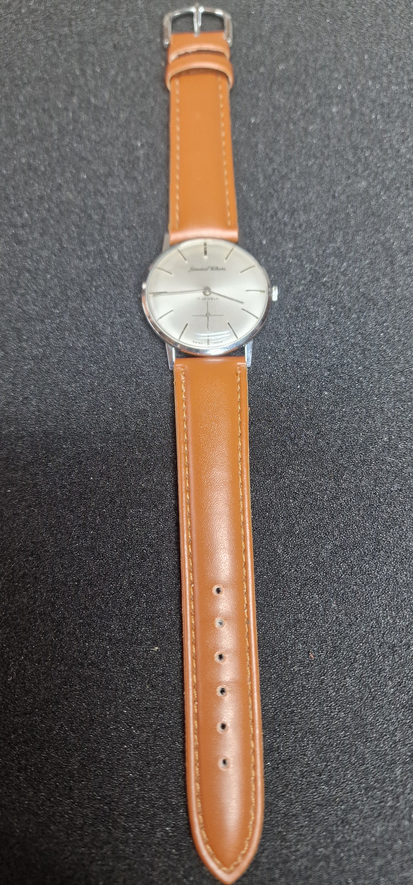 ⌚ Vintage Hand-Wound Watch "Germinal Voltaire" – Swiss Made, 34mm, Excellent Condition