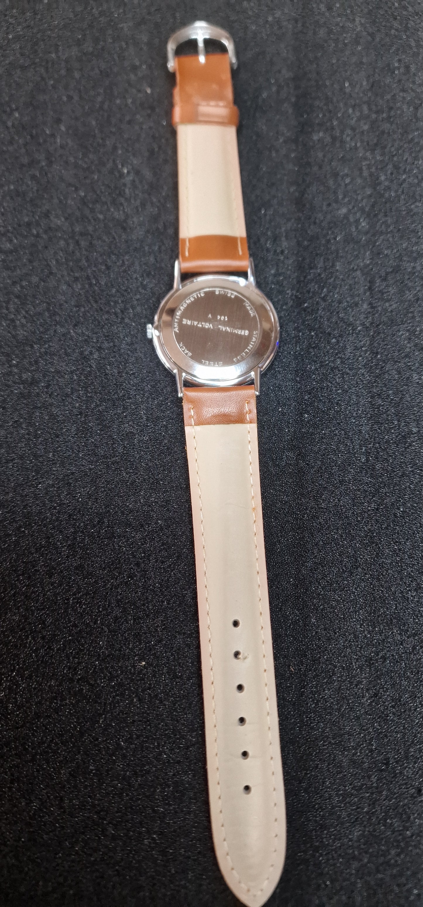 ⌚ Vintage Hand-Wound Watch "Germinal Voltaire" – Swiss Made, 34mm, Excellent Condition