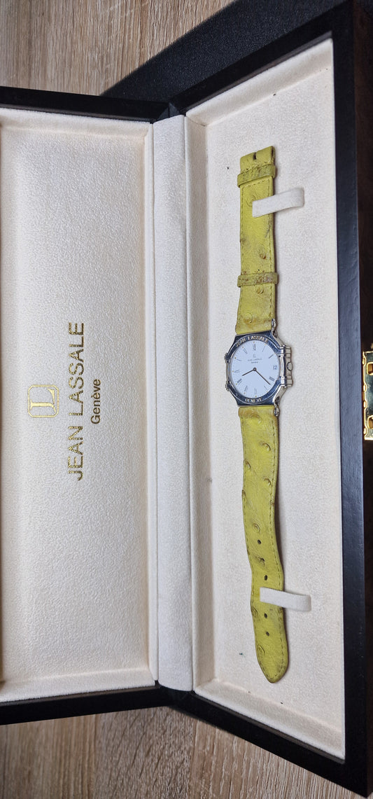 ⭐ Exclusive Jean Lassale "Thalassa Genève" Men's Watch – Swiss Made, Quartz, 32mm