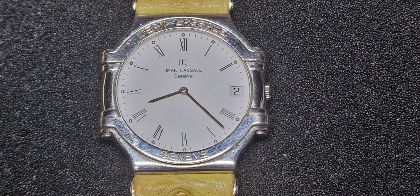 ⭐ Exclusive Jean Lassale "Thalassa Genève" Men's Watch – Swiss Made, Quartz, 32mm