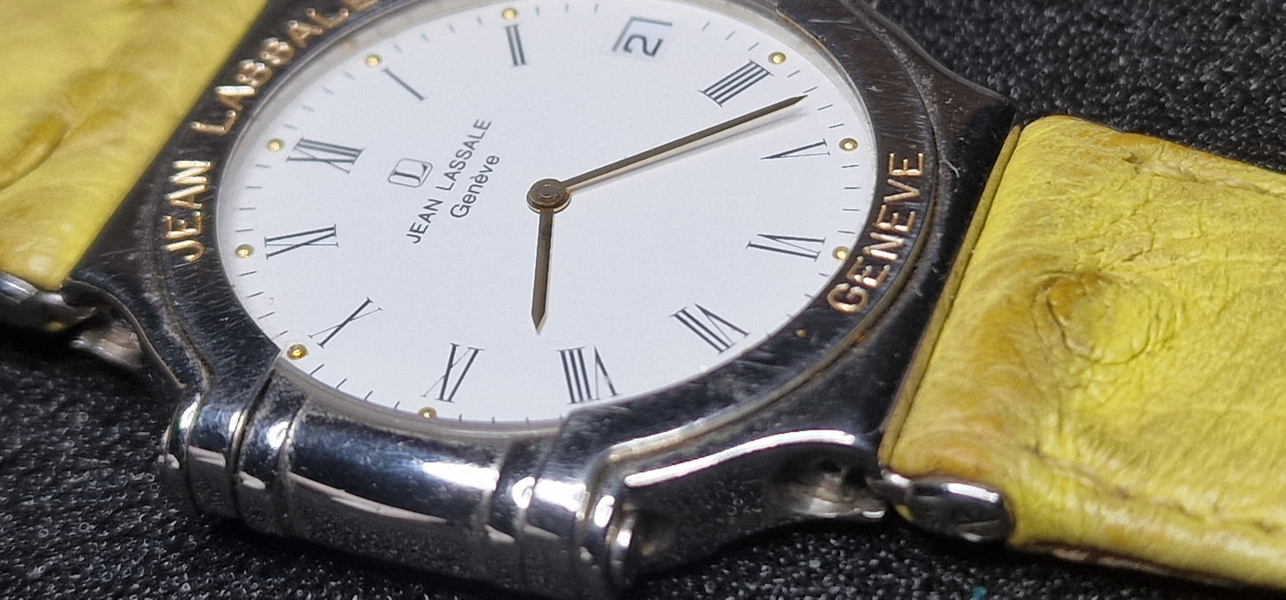 ⭐ Exclusive Jean Lassale "Thalassa Genève" Men's Watch – Swiss Made, Quartz, 32mm