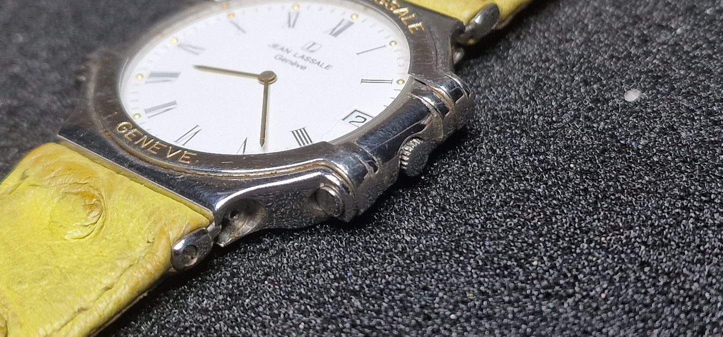 ⭐ Exclusive Jean Lassale "Thalassa Genève" Men's Watch – Swiss Made, Quartz, 32mm