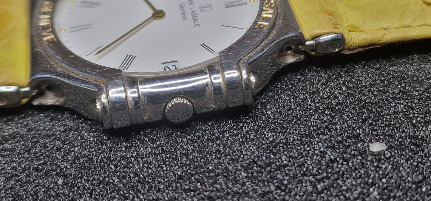 ⭐ Exclusive Jean Lassale "Thalassa Genève" Men's Watch – Swiss Made, Quartz, 32mm