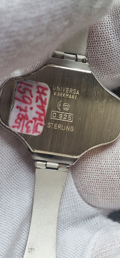🕰️ Unworn Vintage Watch "Rotic 2000" – .925 Sterling Silver Case & Strap, Hand-Wound, 31mm