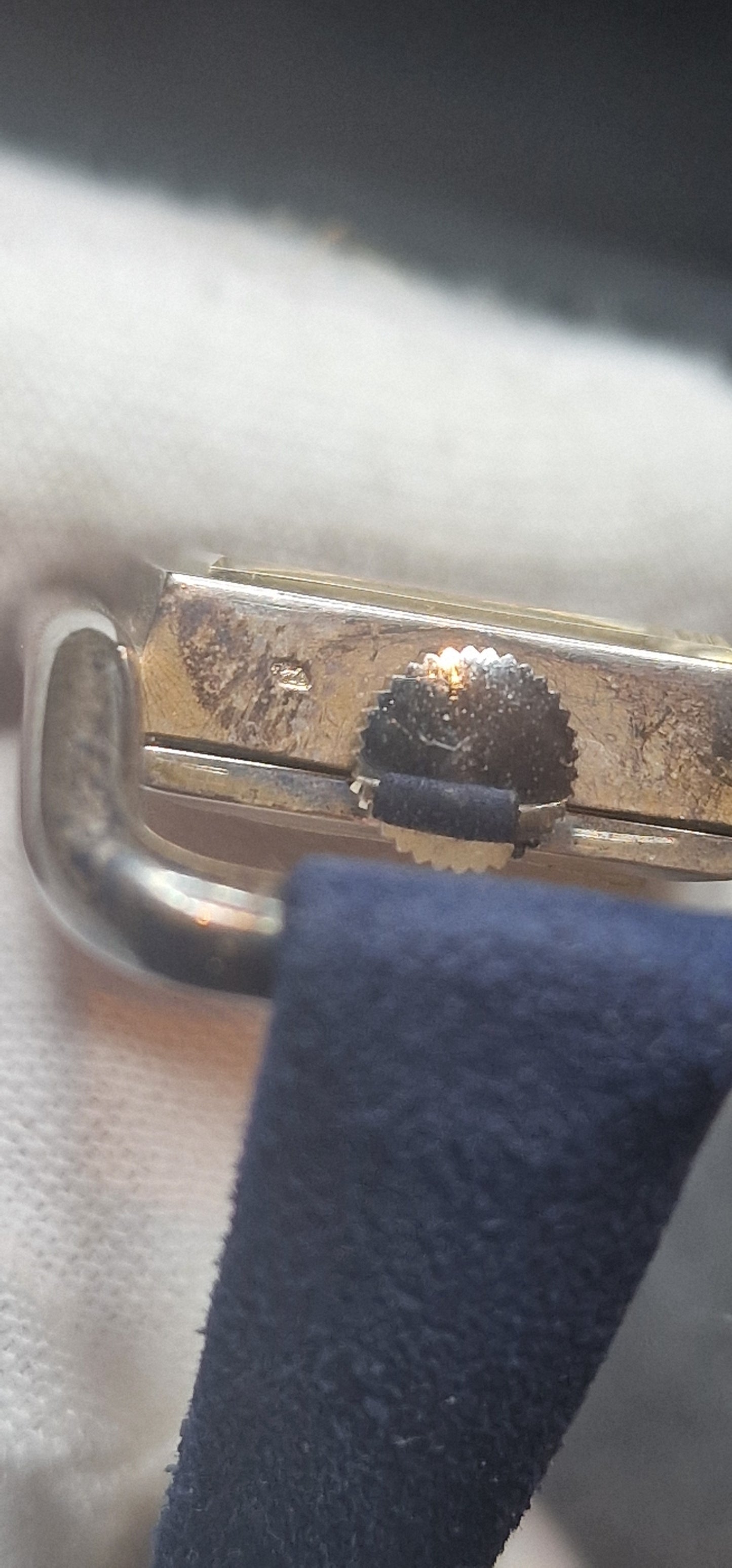 🕰️ Unworn Vintage Watch "Heno" – 0.800 Sterling Silver Case & Bracelet, Hand-Wound, 24mm