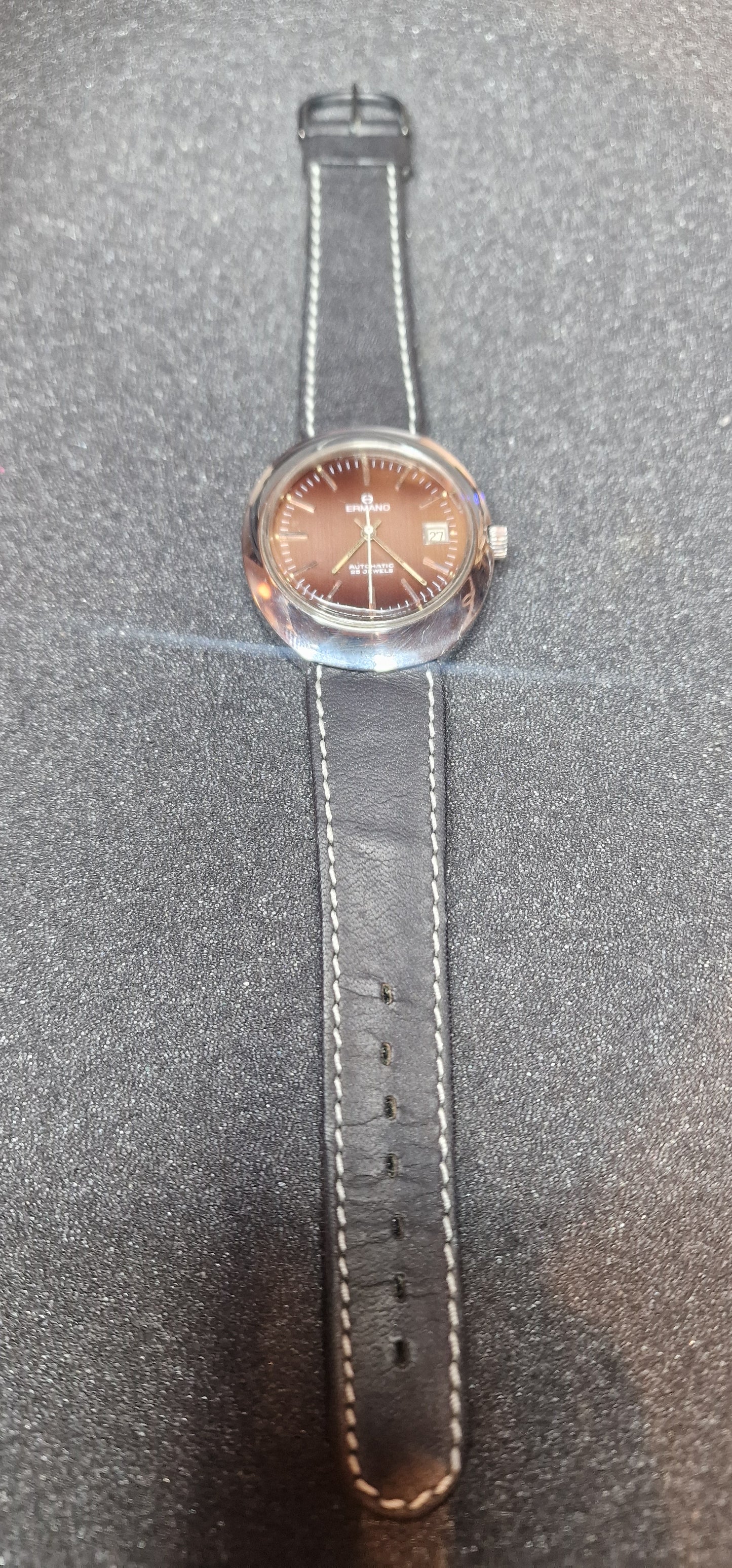 🕰️ Unworn Vintage Automatic Watch "ERANO" – Swiss Made, 70s/80s, Old Stock, 41mm