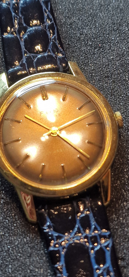 🕰️ Vintage Watch "F.H.B." – Swiss Made, 1950s/60s, Hand-Wound, Unworn Old Stock
