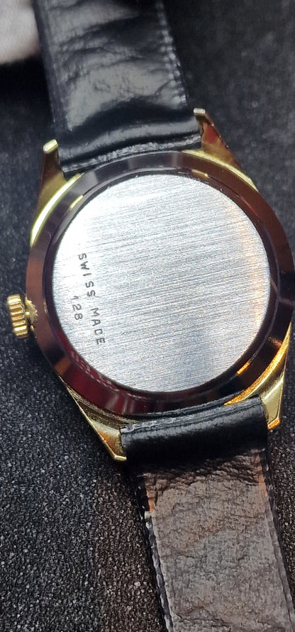 📆 Unworn Vintage Watch "Lucerne Calendar" – Hand-Wound, 34mm, Swiss, Old Stock