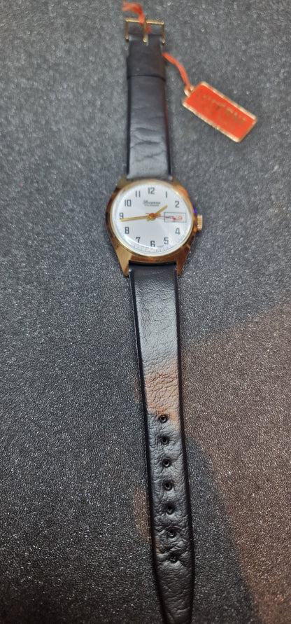 📆 Unworn Vintage Watch "Lucerne Calendar" – Hand-Wound, 34mm, Swiss, Old Stock