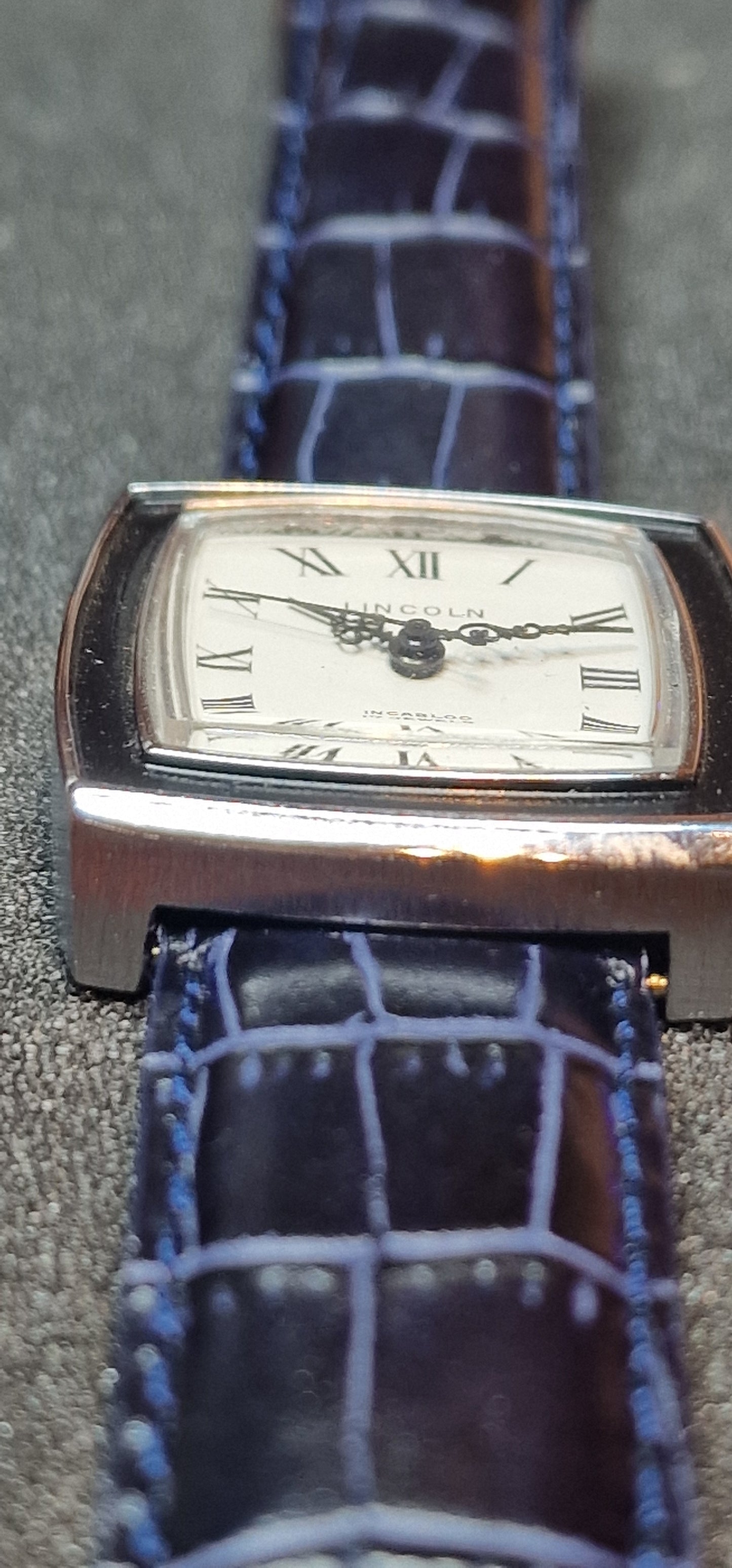 🕰️ Unworn Vintage Watch "Lincoln" – 17 Jewels, Hand-Wound, Steel Case, 32mm, Old Stock