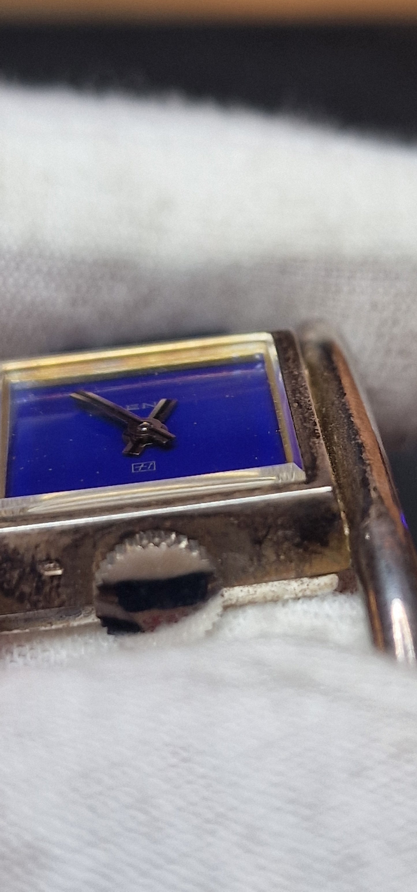 🕰️ Unworn Vintage Watch "Heno" – 0.800 Sterling Silver Case & Bracelet, Hand-Wound, 24mm