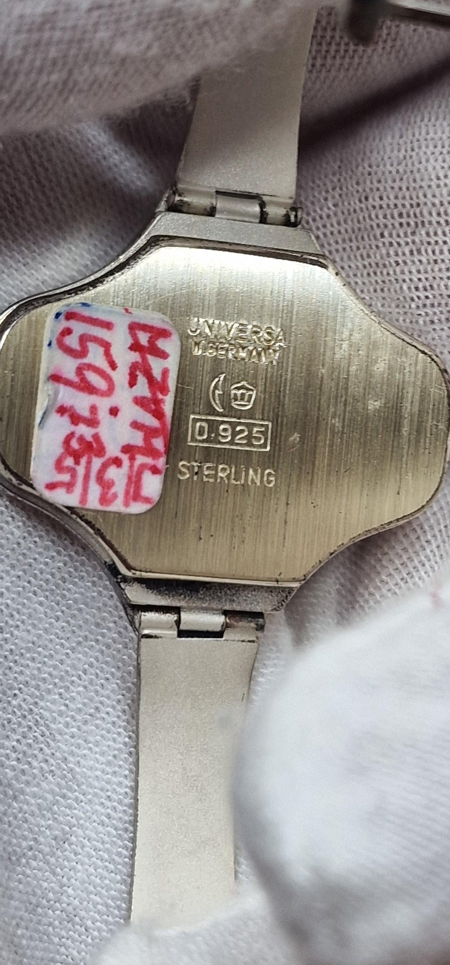 🕰️ Unworn Vintage Watch "Rotic 2000" – .925 Sterling Silver Case & Strap, Hand-Wound, 31mm