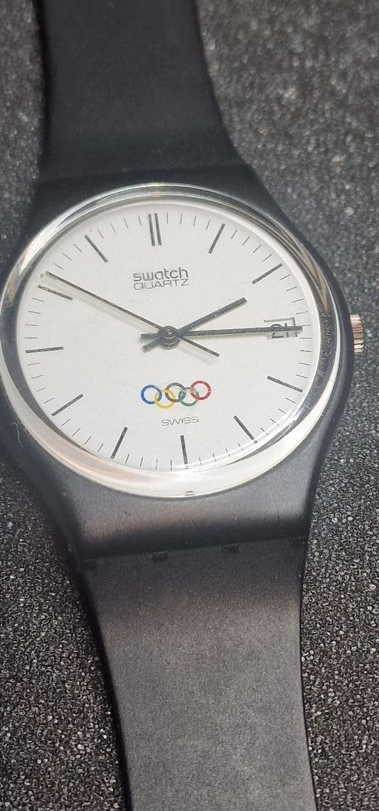 🕰️ Vintage Swatch Special Olympic Quartz Watch – 1987 – Rare Collector’s Item