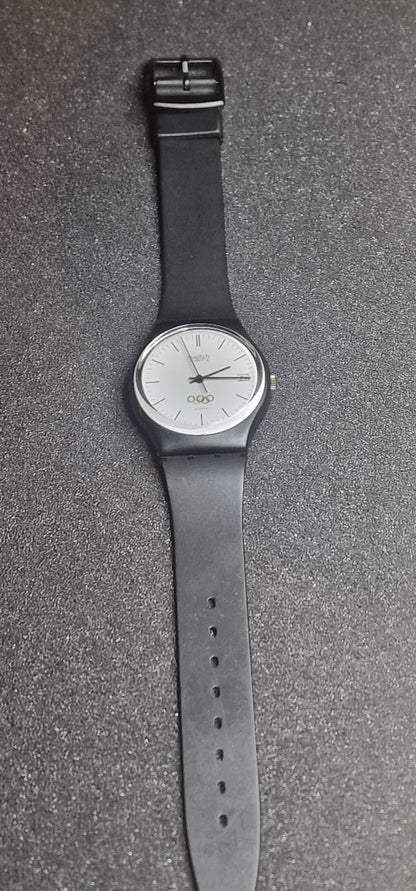 🕰️ Vintage Swatch Special Olympic Quartz Watch – 1987 – Rare Collector’s Item