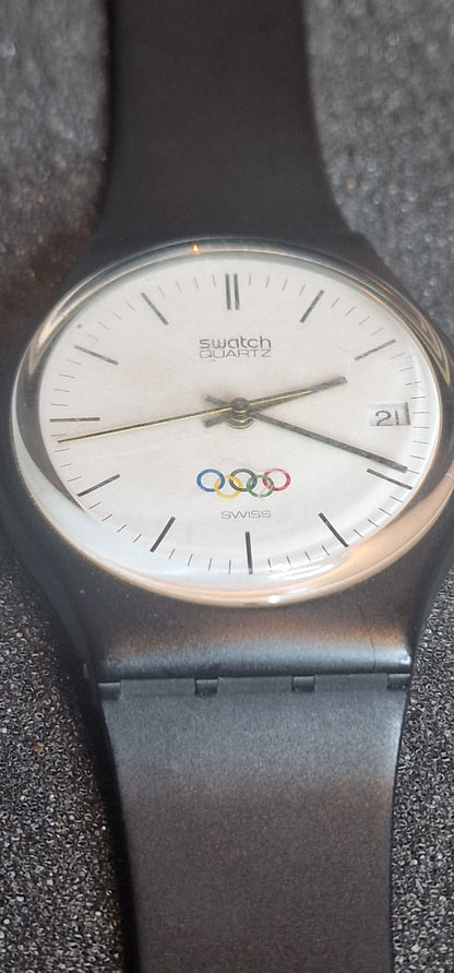 🕰️ Vintage Swatch Special Olympic Quartz Watch – 1987 – Rare Collector’s Item
