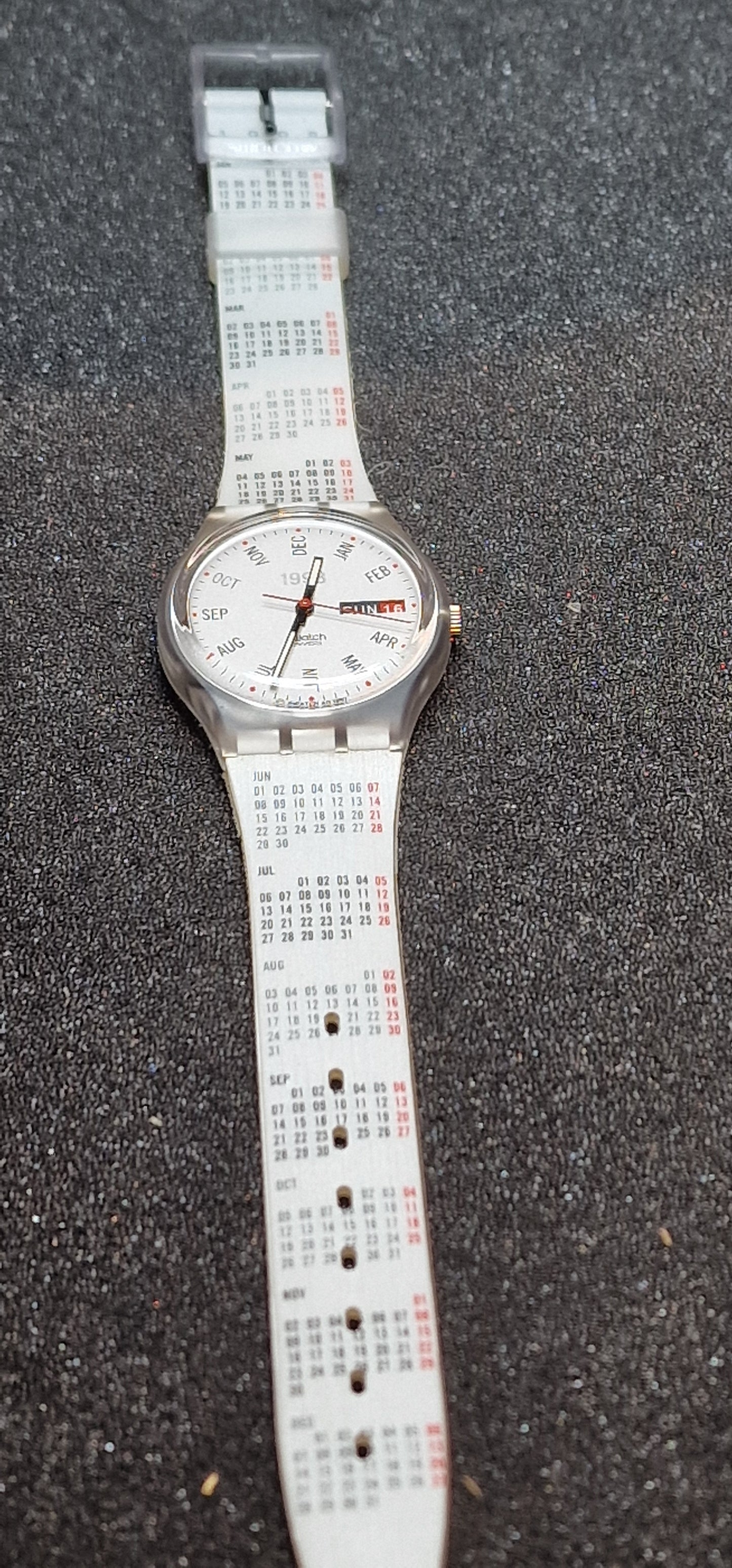 🕰️ Vintage Swatch Gent GK726 Calendar 1998 | 34mm | NEW