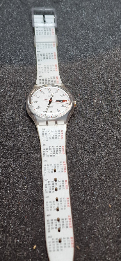 🕰️ Vintage Swatch Gent GK726 Calendar 1998 | 34mm | NEW