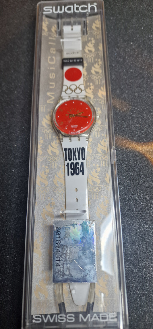 🎵 Swatch Special MusiCall Tokyo 1964 🕊️SLZ100⛩️ | NOS | ⛩️🎵