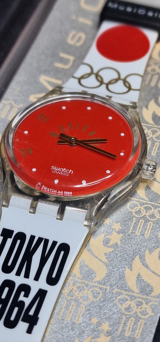 🎵 Swatch Special MusiCall Tokyo 1964 🕊️SLZ100⛩️ | NOS | ⛩️🎵