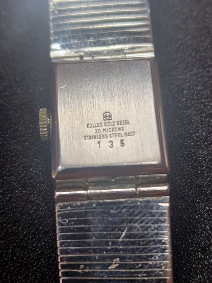 💎 Art Deco Vintage Ermano Ladies Watch – 14.5mm – Rolled Gold
