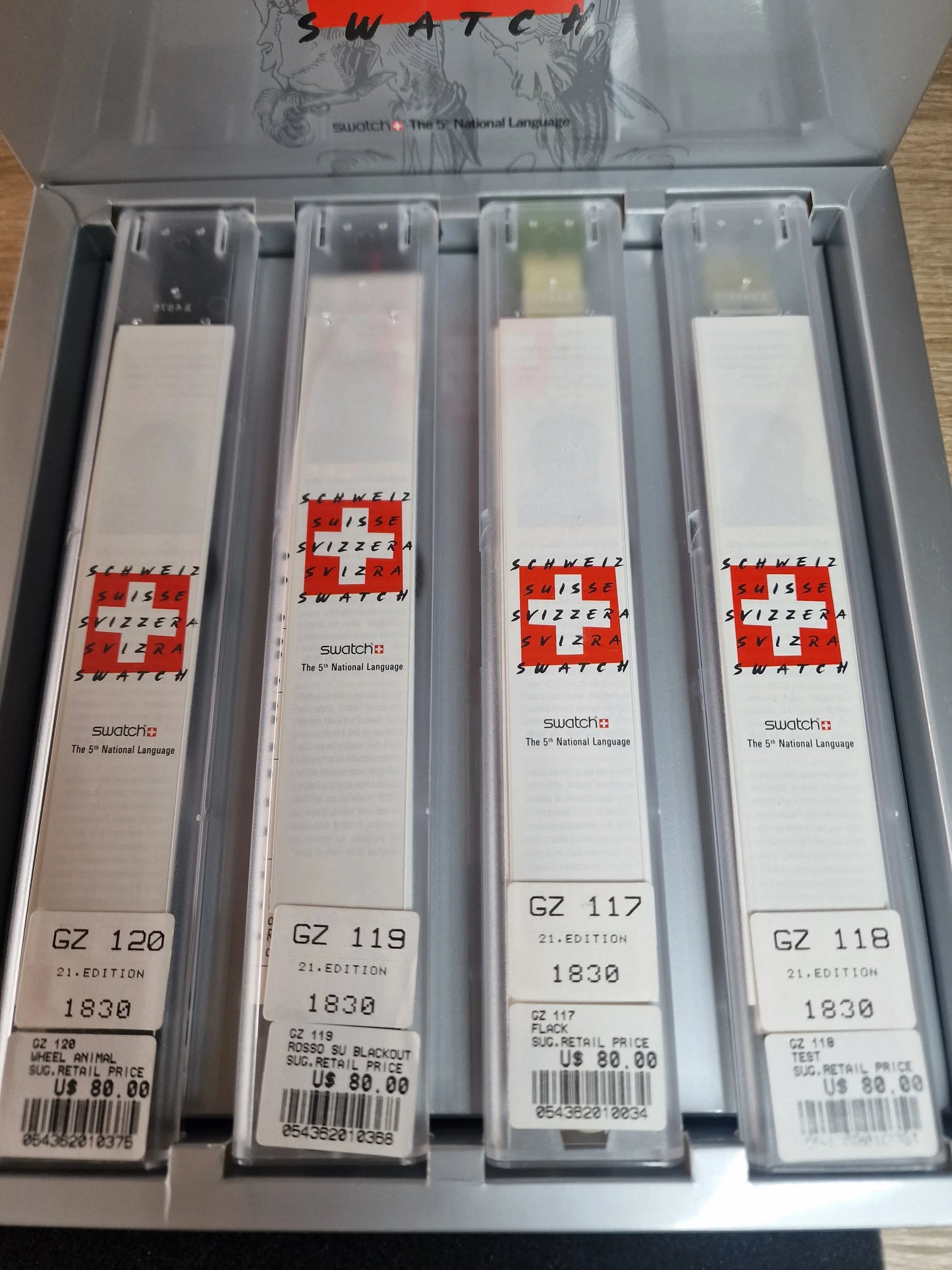 Collector’s Edition – Swatch Switzerland 700 Years, 21st Edition Set 1830/5555