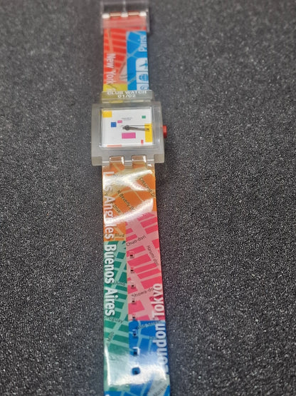 🕒 Swatch Collector Special – SUAZ100 “World²” (2001) 🌍