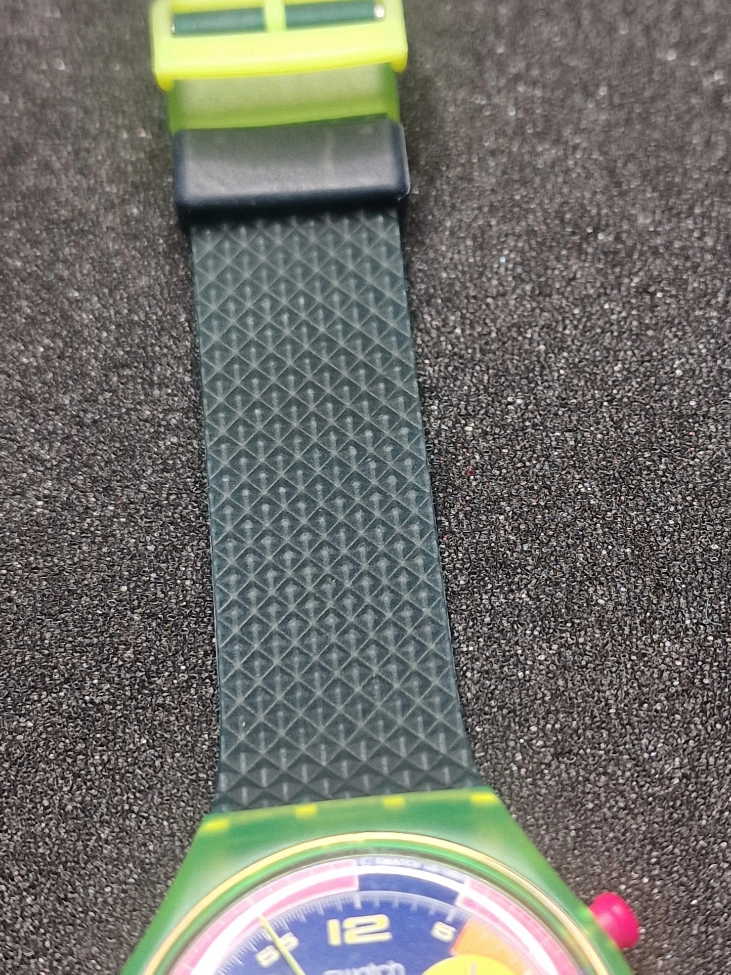 ⏱️ Swatch Chrono SCJ101 "Grand Prix" (1992) 🌈 Very Rare