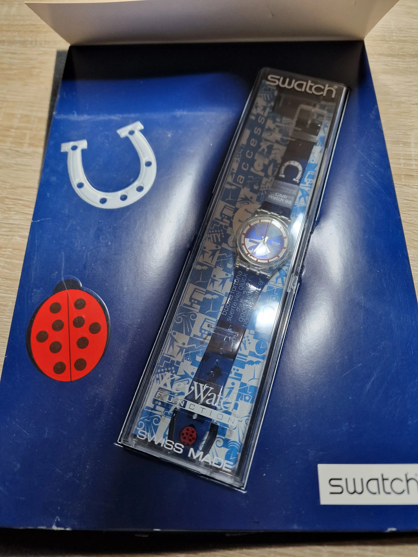 🌟 Swatch Club Special SKZ116 "Lucky 7" (1998) – Complete Set