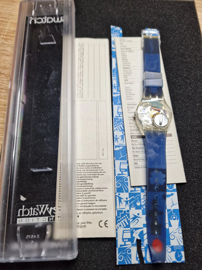 🌟 Swatch Club Special SKZ116 "Lucky 7" (1998) – Complete Set