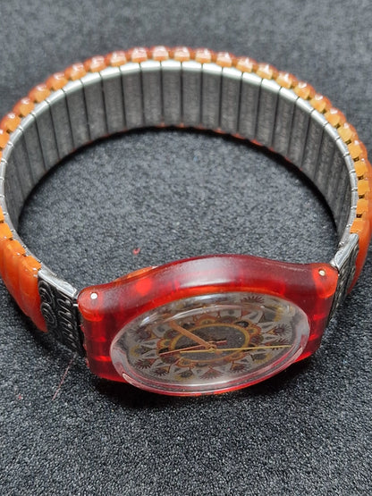 🌶️ Swatch Flex GR125 "Curry Powder" (1994) – Rare Vintage