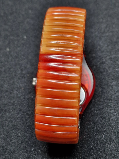 🌶️ Swatch Flex GR125 "Curry Powder" (1994) – Rare Vintage