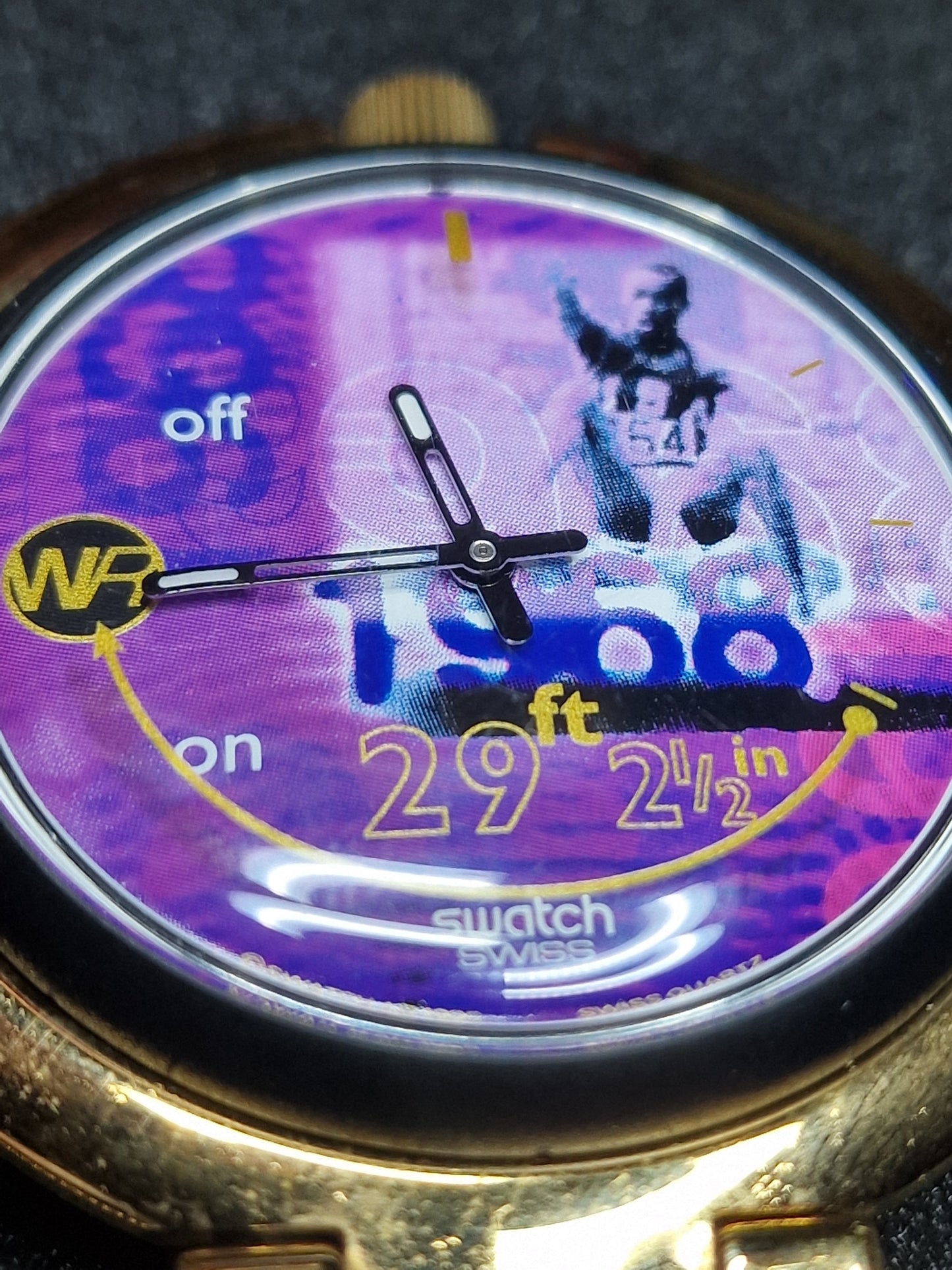 Swatch POP Musically Puz100 "Bob Beamon – World Record" (1996) – Atlanta Olympics Edition 🏅