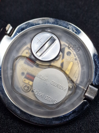 Swatch POP Musical PUK101 "Light Spyral" (1997) – Holographic Spiral Design ✨