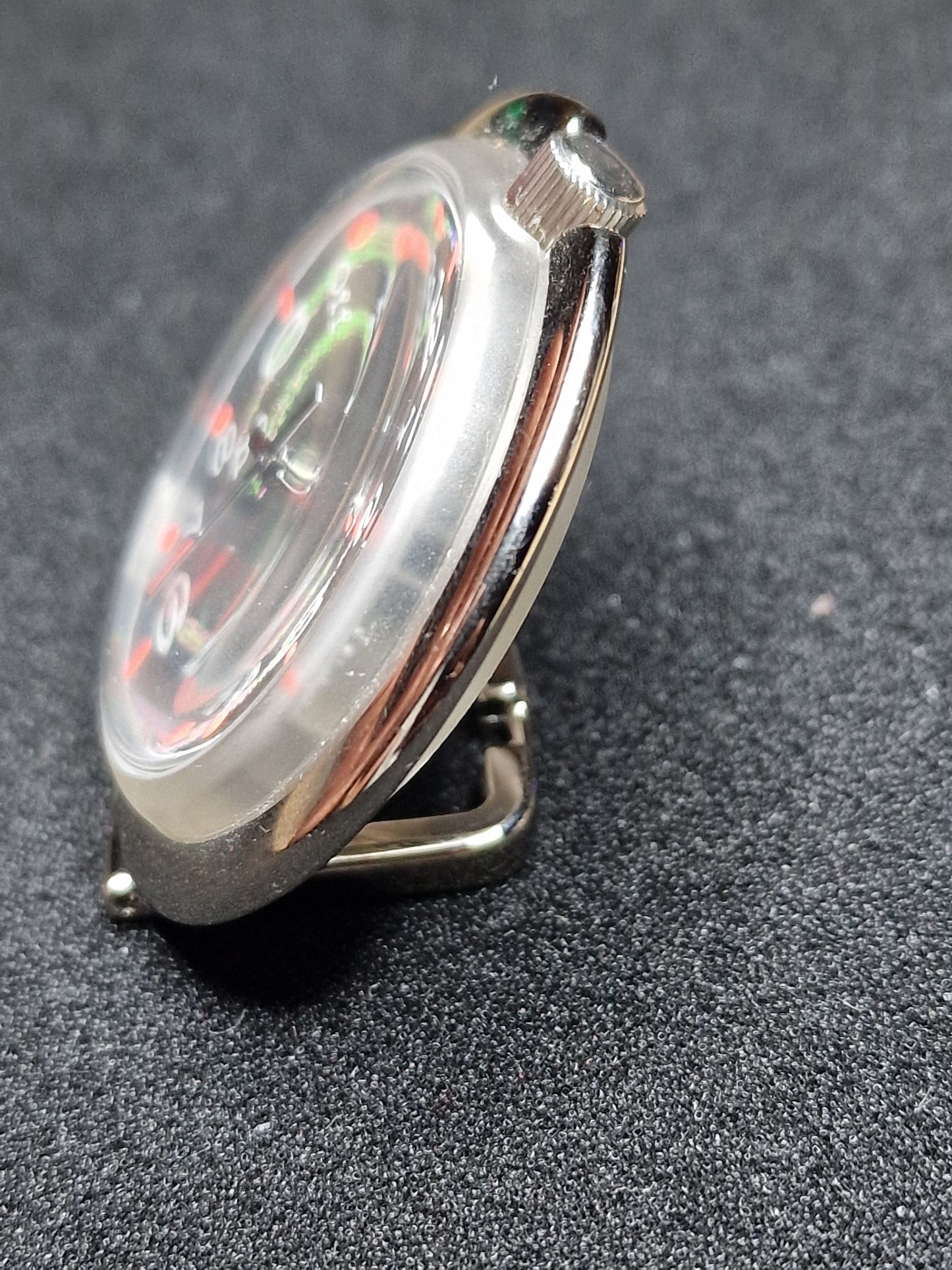 Swatch POP Musical PUK101 "Light Spyral" (1997) – Holographic Spiral Design ✨