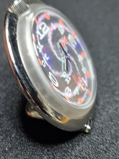 Swatch POP Musical PUK101 "Light Spyral" (1997) – Holographic Spiral Design ✨