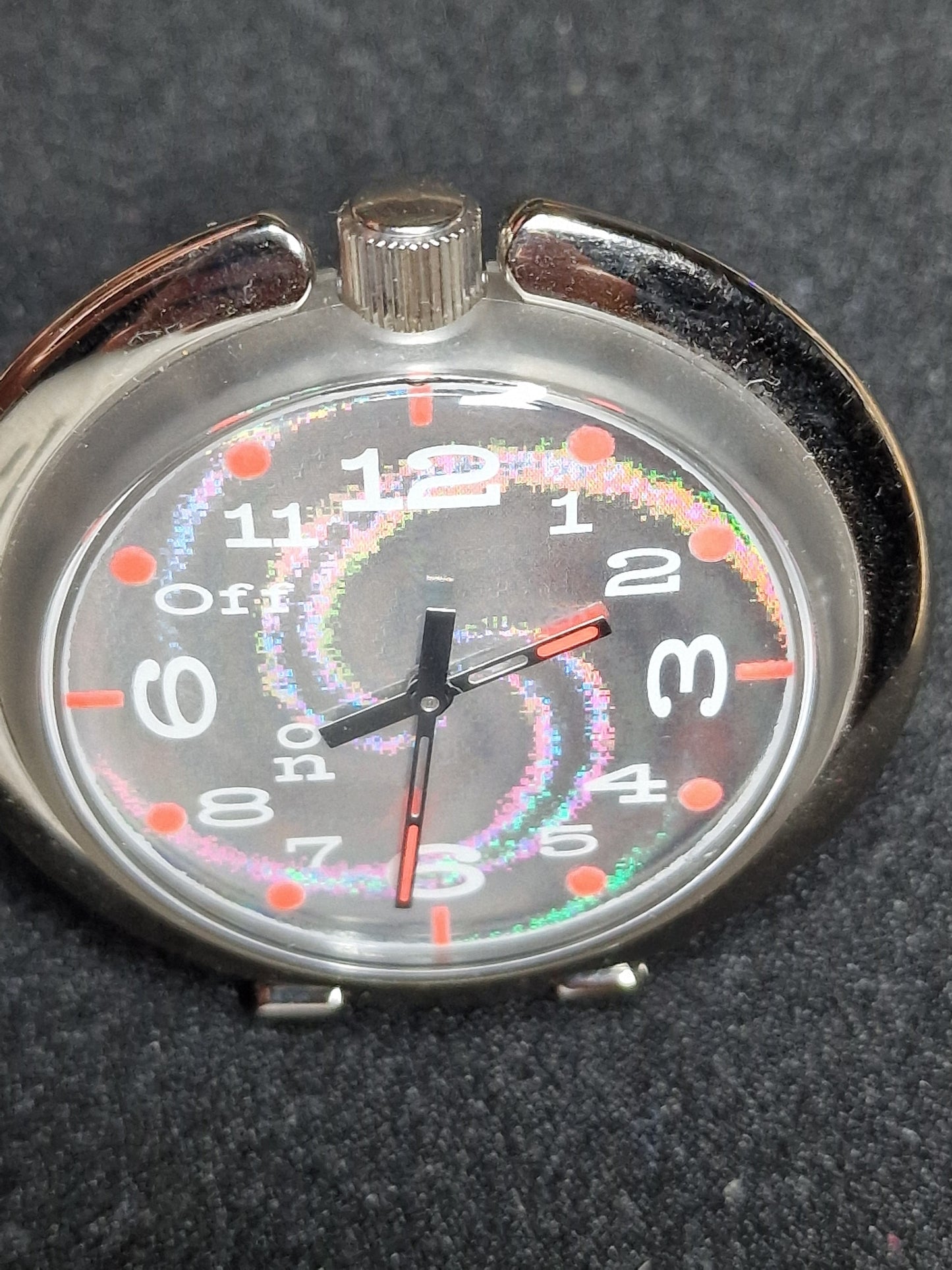 Swatch POP Musical PUK101 "Light Spyral" (1997) – Holographic Spiral Design ✨
