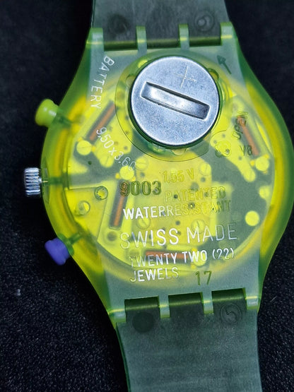 Swatch Chrono SCJ100 "Neo Wave" (1991) – Vintage Chronograph Icon ⏱️
