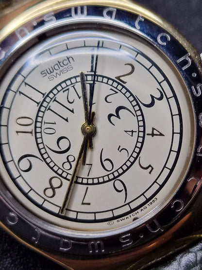 Swatch Irony YGG100 "Renversé" (1993) – Rare Vintage Collectible