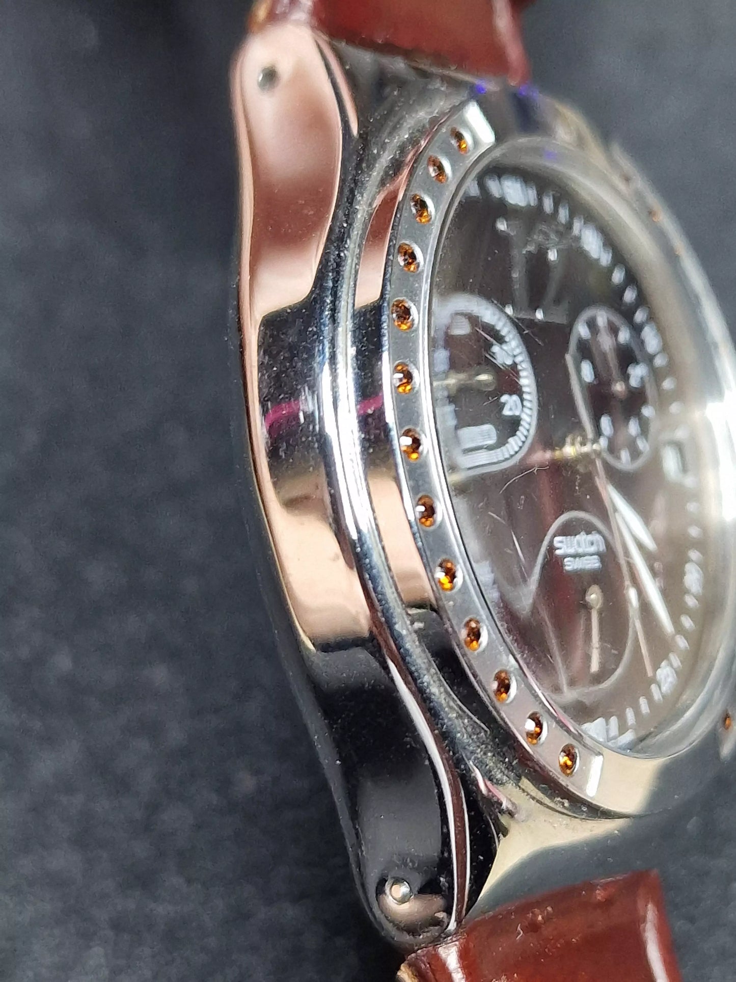 🍫Swatch Irony Chrono YCS526C "Dreambrown" – Lindt Chocolate & Sprüngli AG (2015) 🍫