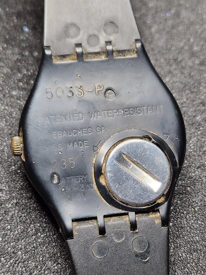 🕰️ Rare 1983 Swatch GB101 – First Year Edition with Specialist trade (FHL)