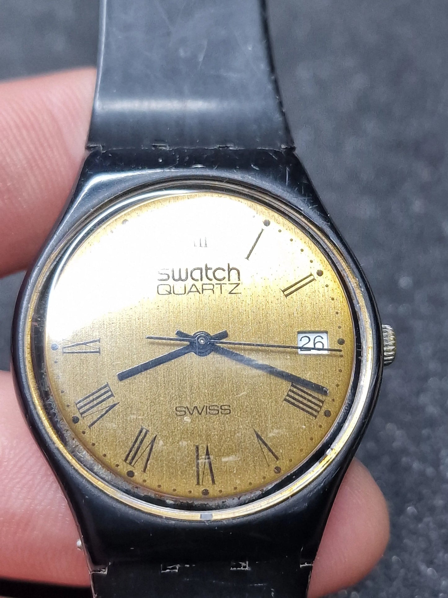 🕰️ Rare 1983 Swatch GB402 – with Specialist trade (FHL) on Strap