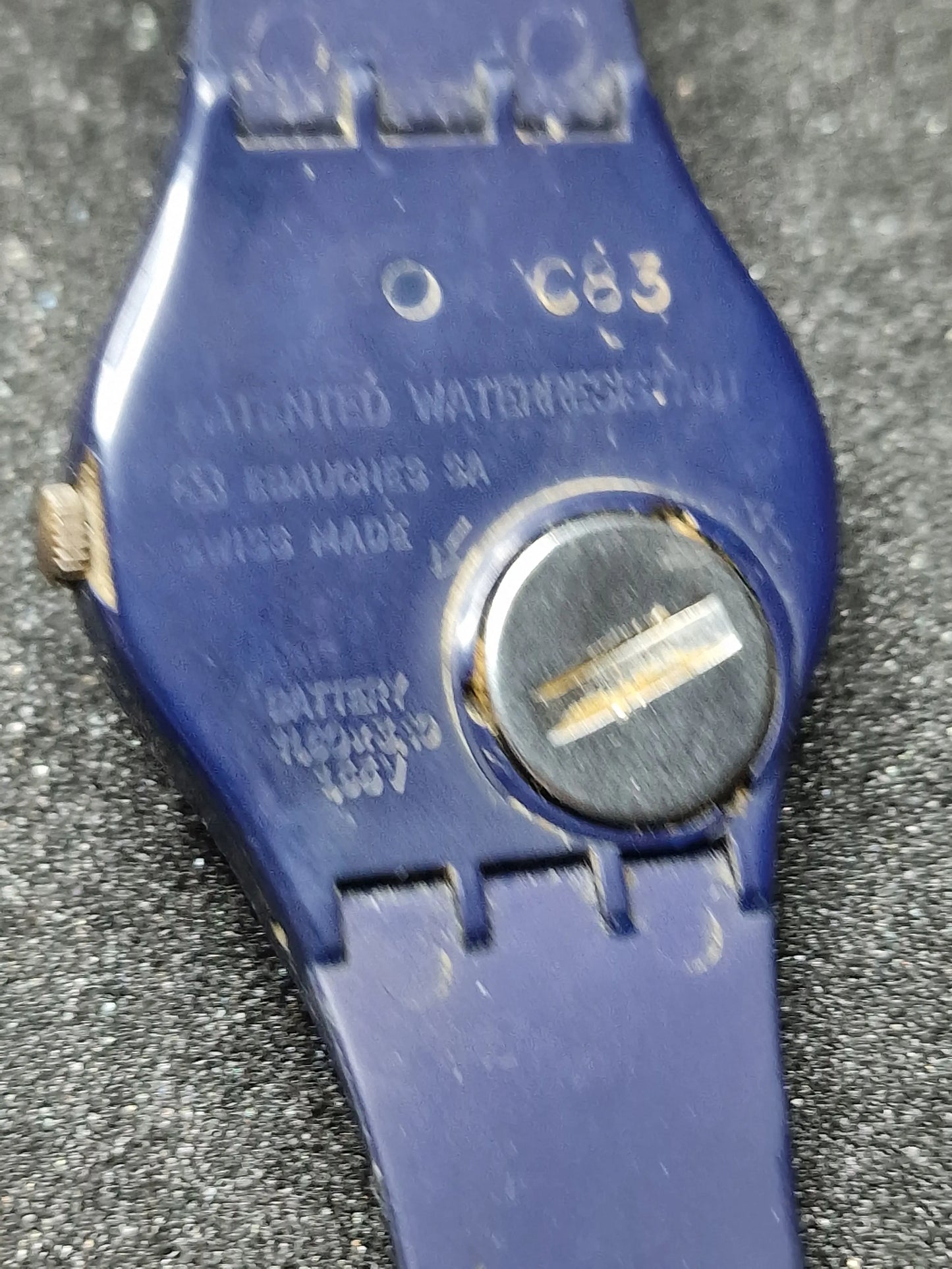 Rare Vintage 1983 Swatch GN701 – Fachhandelslogo WBG