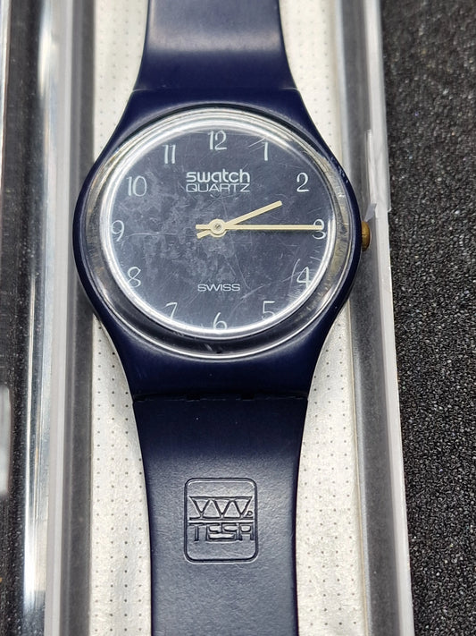 🕰 Rare 1983 Swatch GN001 – Specialist trade FHL on Strap – 34mm