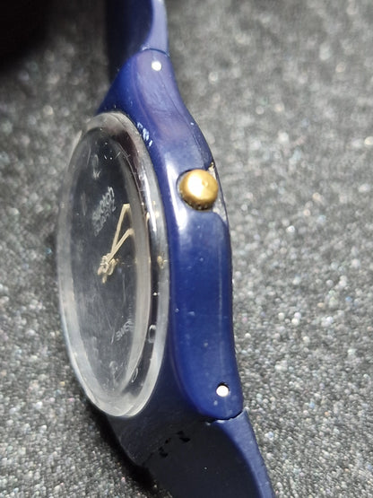 🕰 Rare 1983 Swatch GN001 – Specialist trade FHL on Strap – 34mm