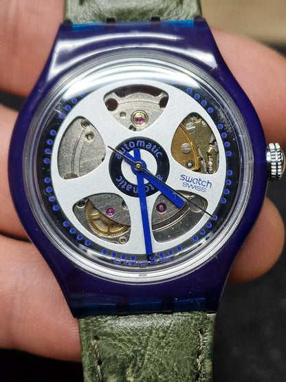 ⌚ Swatch Automatic SAN102 “Baeru” – 1992 Vintage