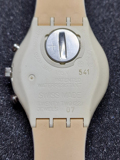 Swatch Chrono SCW100 “White Horses” (1990) ⏱️