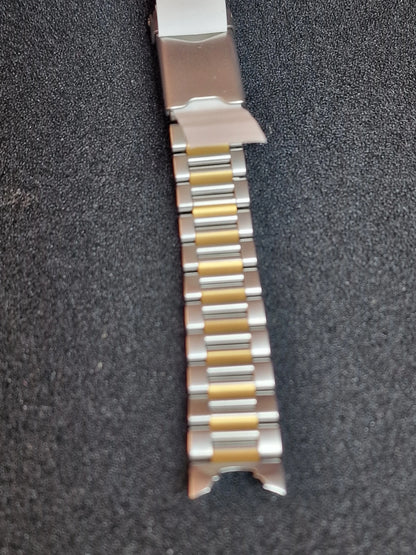 🔹 Original TAG Heuer Stainless Steel & Gold-Tone Bracelet – Ref. BB0519 🔹