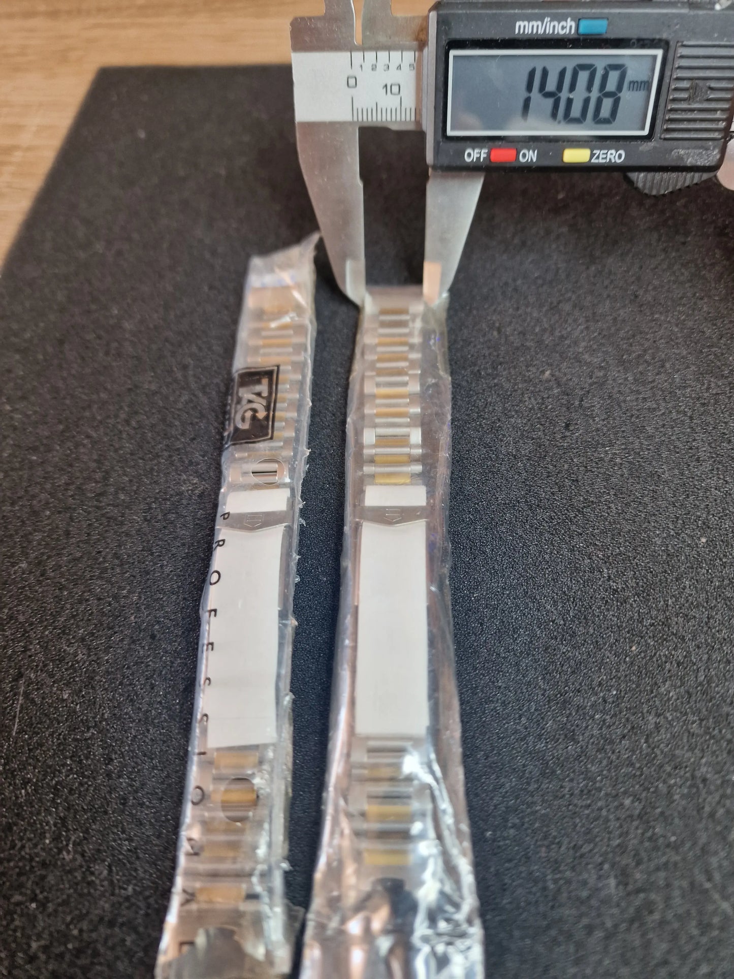 2 x TAG Heuer Stainless Steel & Gold-Tone Bracelet – 14mm